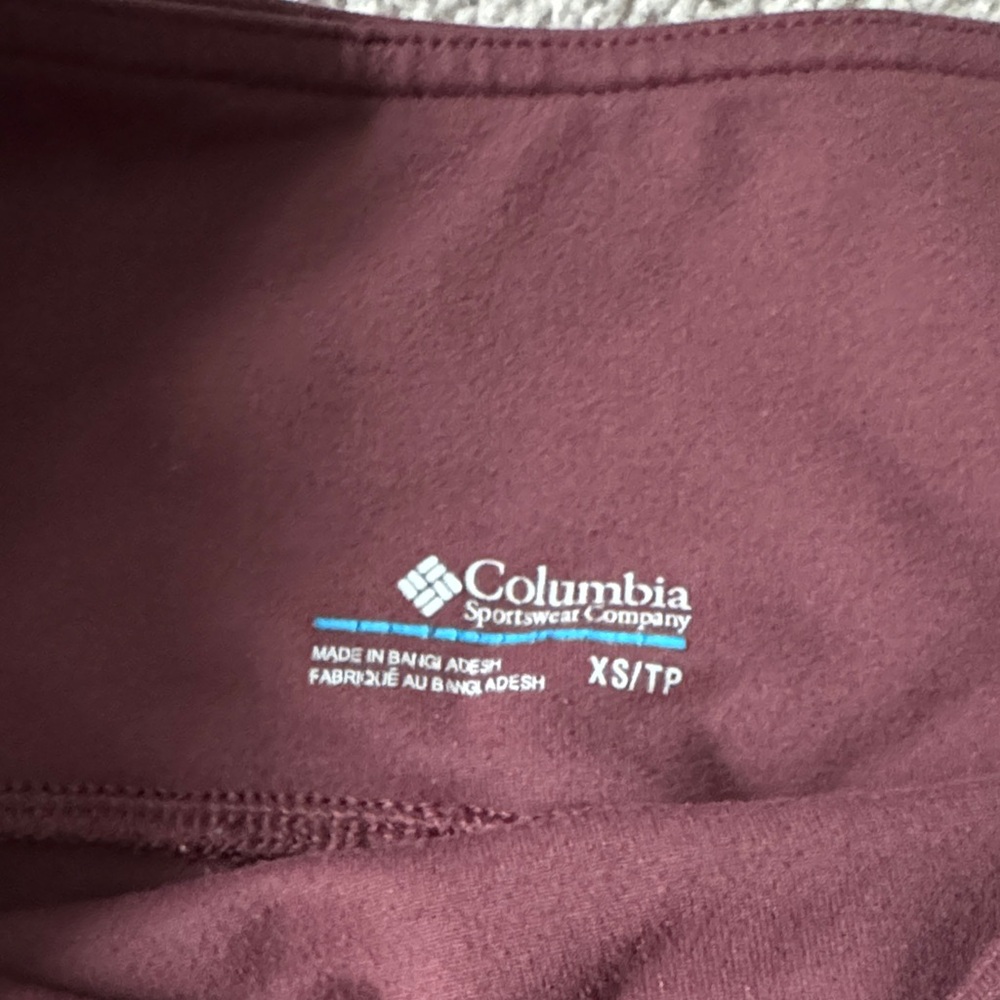 Columbia Women's Leggings - Burgundy - Picture 4 of 4